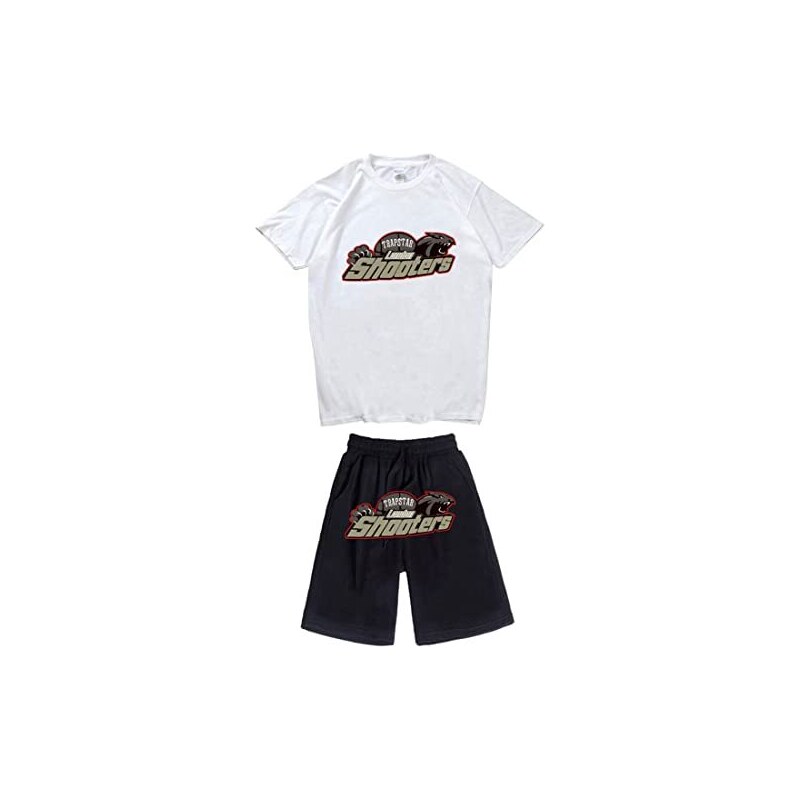 Lupo Ululante Tuta Uomo 3D Stampata - Set Da 2 Pezzi: Maglietta E Pantaloncini, Hip Hop Sportswear, Estate - 2