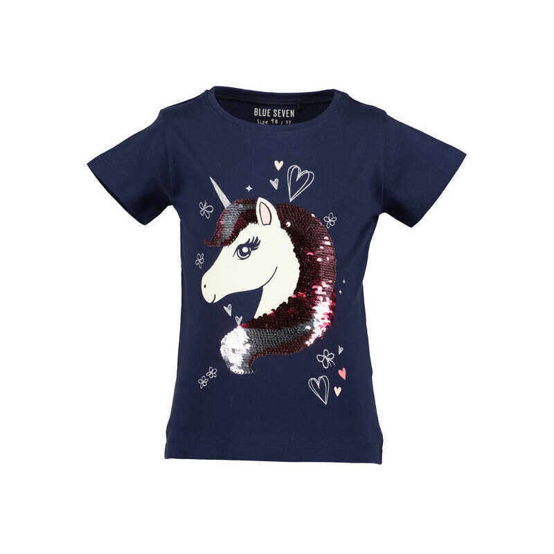 T-shirt Blue Seven