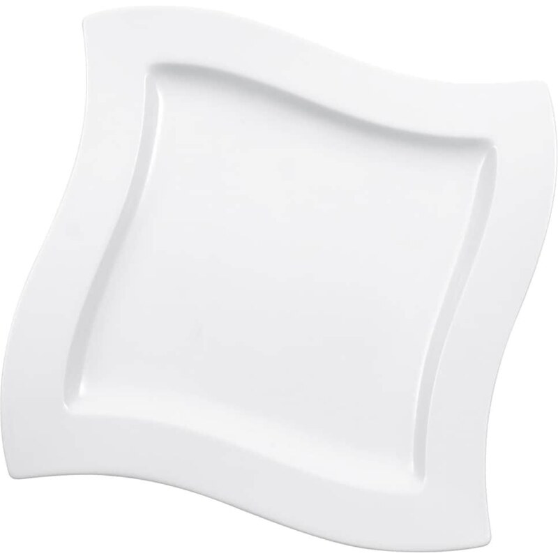 Villeroy & Boch NewWave Set Colazione 6 Pezzi: 2 Piatti, 2 Ciotole, 2 Tazze In Porcellana Premium