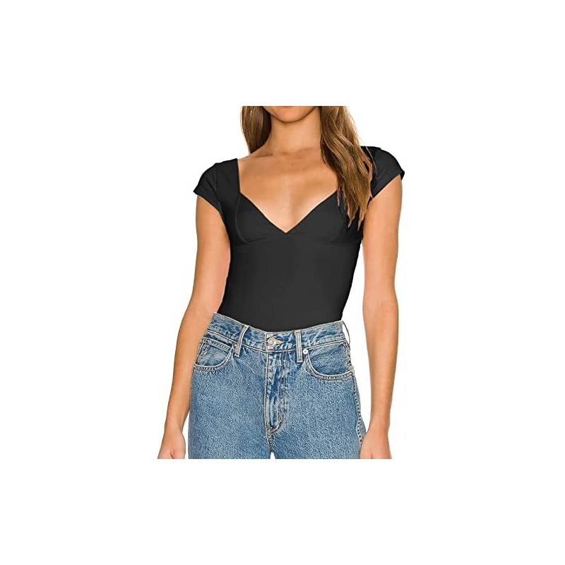 Stradivarius Donna Abbigliamento Canotta Donna Con Bordo Pizzo