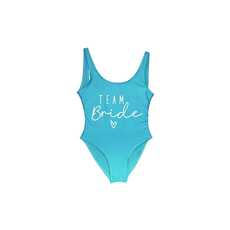 Gyios Bikini Triangolo Donna Team Bride One Swimsuit Squad Squad Women Swimwear Bachelorette 2698