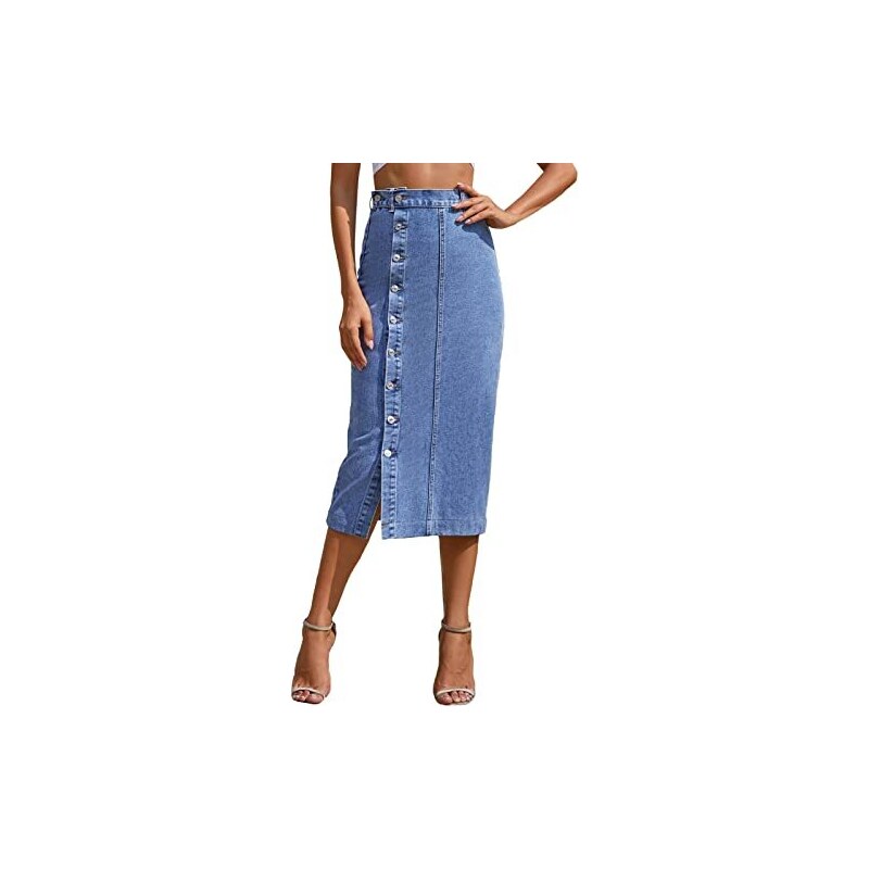 Gonna Glitterata Nera Da Donna &ndash; Gonna A Matita Lunga Stretta &ndash; Gonna Nera Lunghezza Al Ginocchio Paillettes Moda Vita Alta Gonna Midi Sottile Fianchi Casual Gonna A Mezza Corpo Lunghezza Elegante