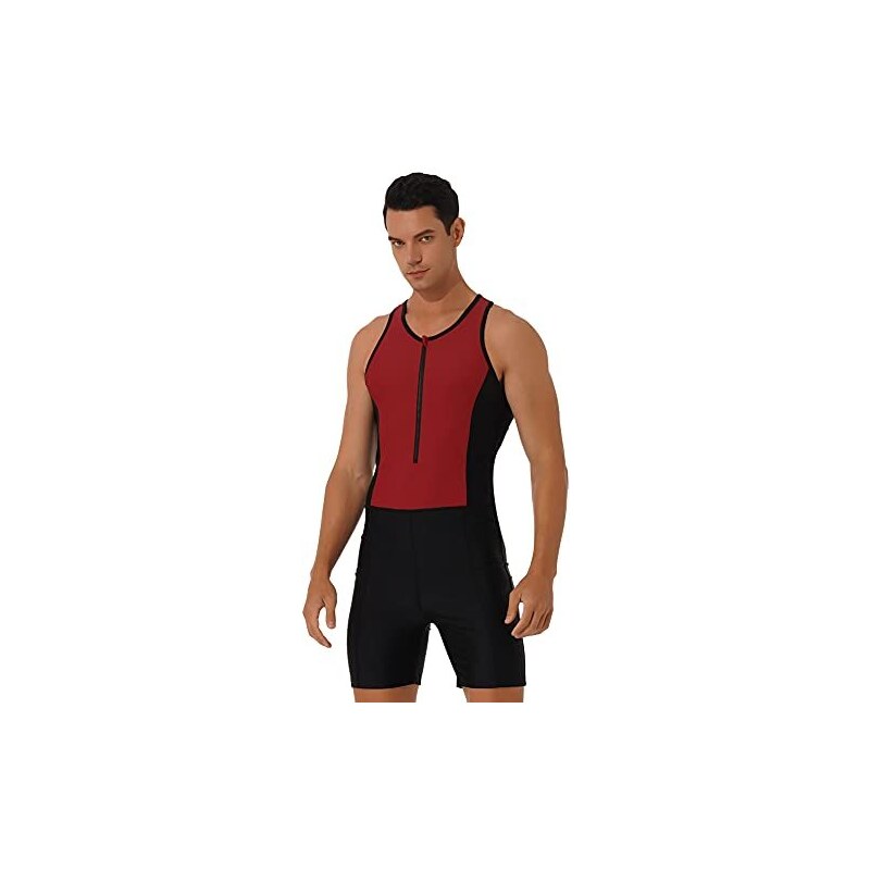 Body Uomo Pigiama Intero - Tutina Sportiva In Cotone Per Wrestling E Palestra - Foto 3