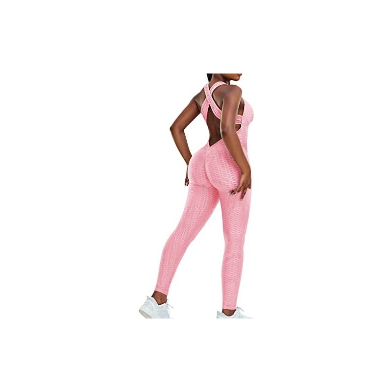 Ecupper Tuta Yoga Donna Manica Lunga Con Cerniera Bodycon Per Allenamento Palestra - 6