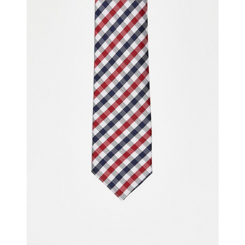 Ben Sherman - Cravatta a quadri multicolore
