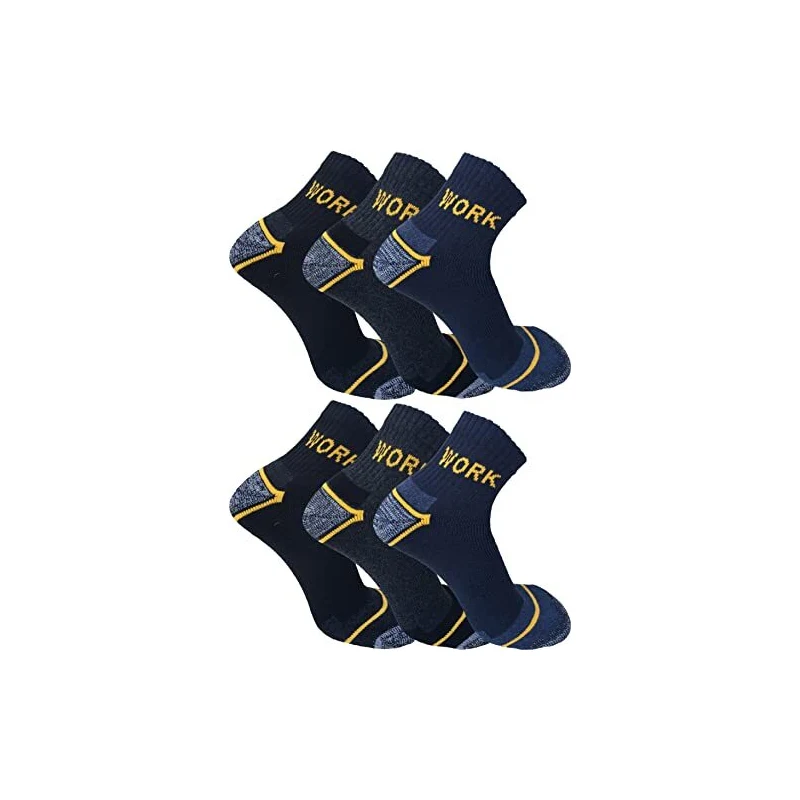 6 Paia Di Calzini Alla Caviglia Imbottiti Da Uomo, Comodi, Traspiranti - Foto 9