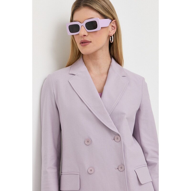 Max Mara Leisure giacca colore violetto