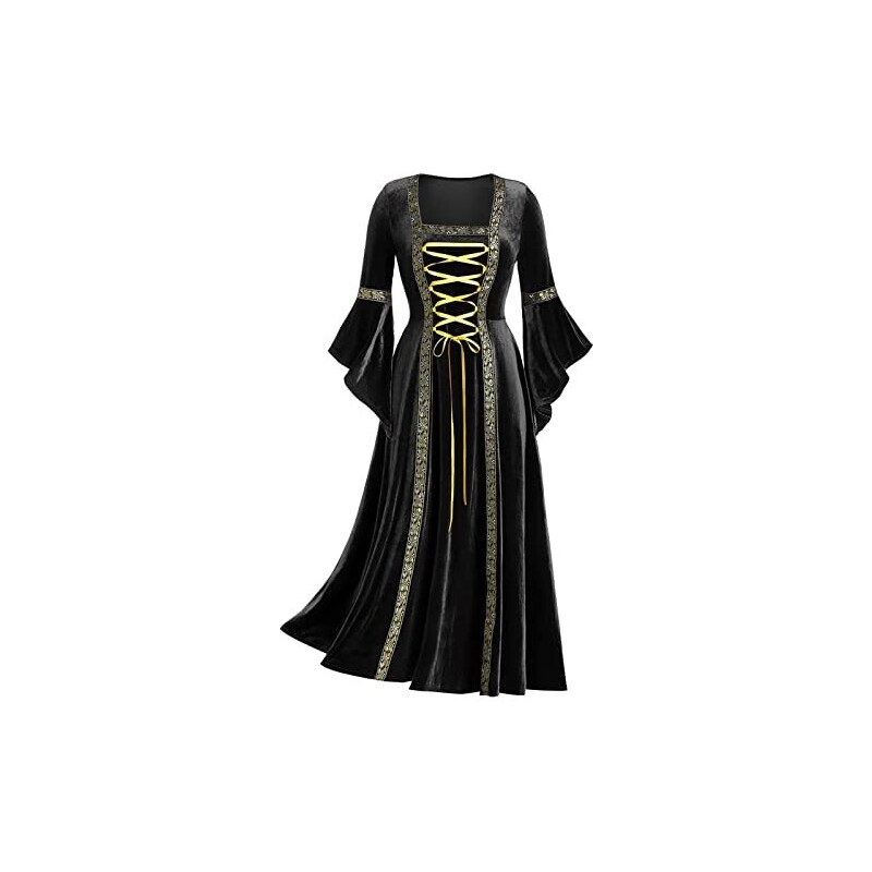 Grunge Vestiti Aoseiens Abito Medievale Da Donna Rinascimentale