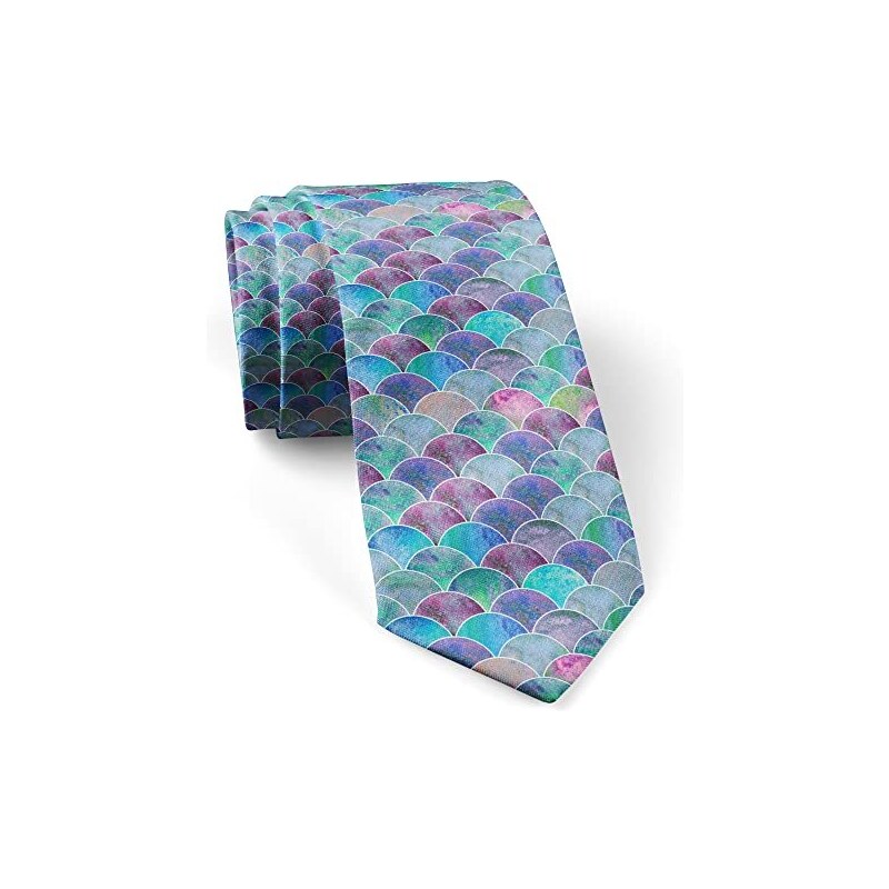 Kebocis - Cravatta sottile da uomo in cotone con motivo floreale, 2.6(6.5cm