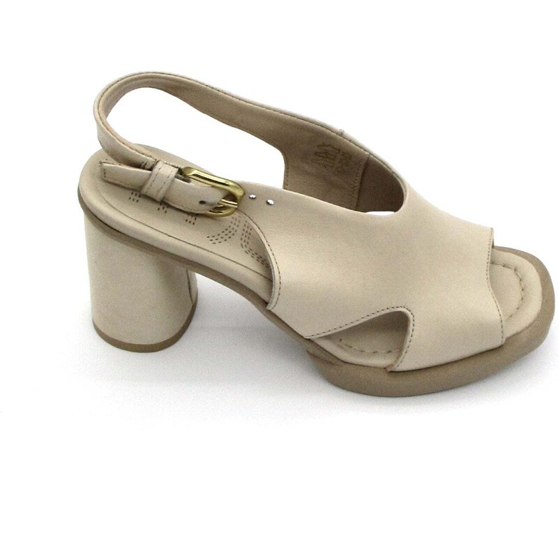Sandalo pelle tacco donna Mjus Cappuccino - T57001 -