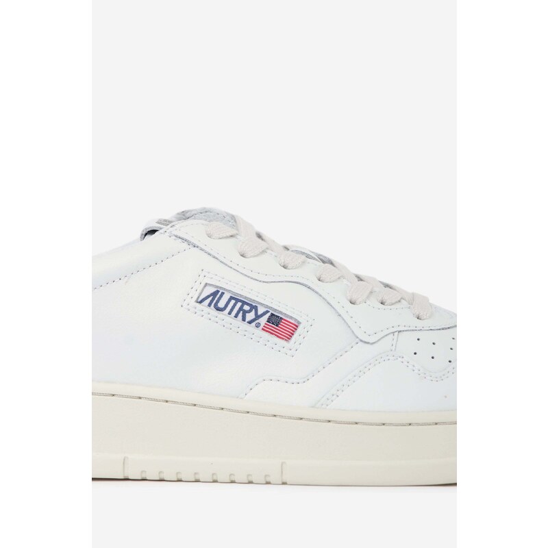 Autry Sneakers 01 LOW in pelle bianca