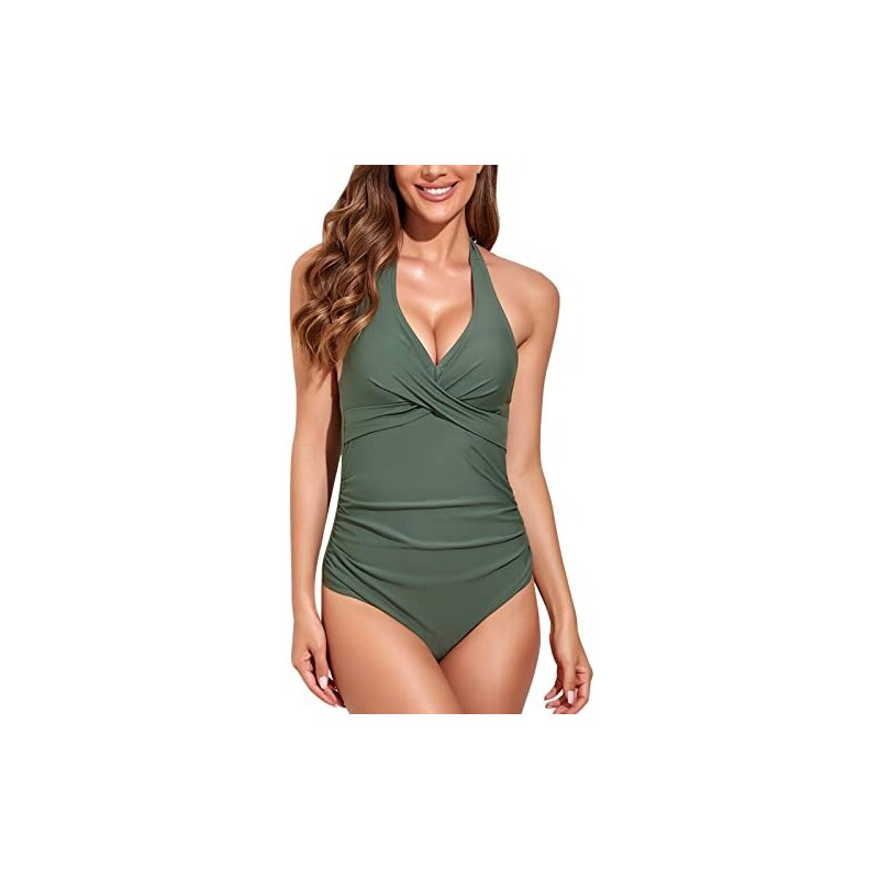 Costumi Interi Donna Costume Da Bagno Intero Donna Scollo A V