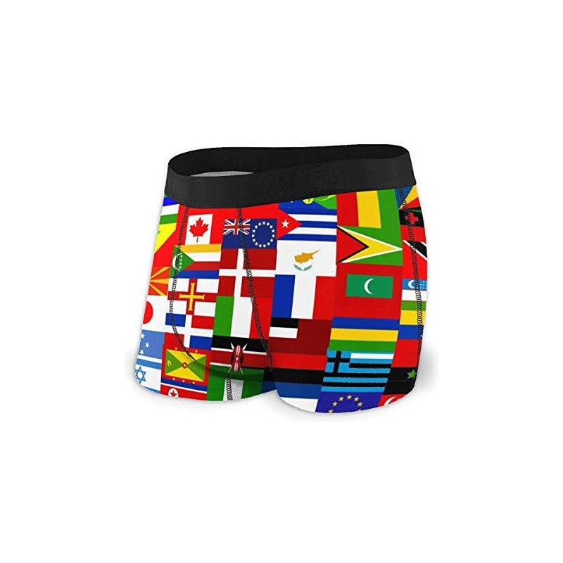 Slip boxer da uomo traspiranti in cotone dal design elegante bauli elasticizzati