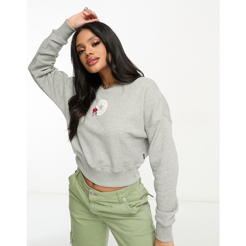 converse felpa rossa