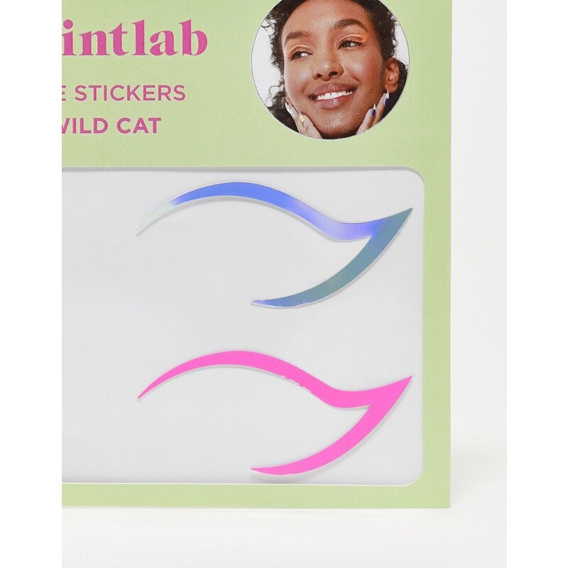 Paint Labs Paintlab - Adesivi per occhi - Wild Cat-Multicolore