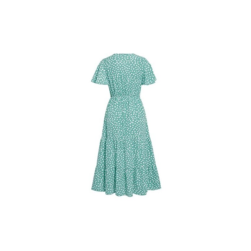 Fronage Abito Corto Donna - Mini Vestito Floreale, Canotta, Senza Maniche, Per Spiaggia E Tempo Libero - Viola, Taglia S