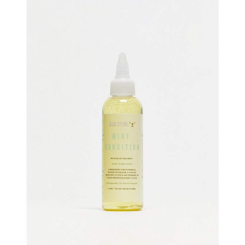 Hair Syrup - Olio per capelli pre lavaggio idratante e condizionante alla menta da 100 ml-Nessun colore