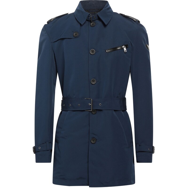 BlauerHafen Giacca Harrington Uomo Classica Impermeabile - Vintage, Blu Navy, Taglia M - 3