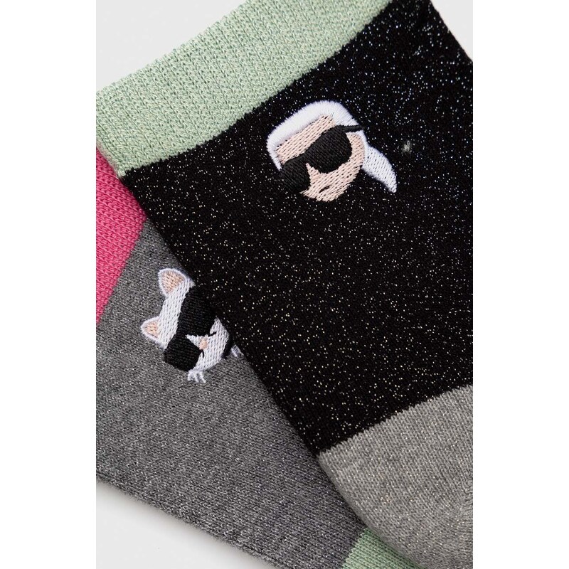 Karl Lagerfeld calzini pacco da 2 donna