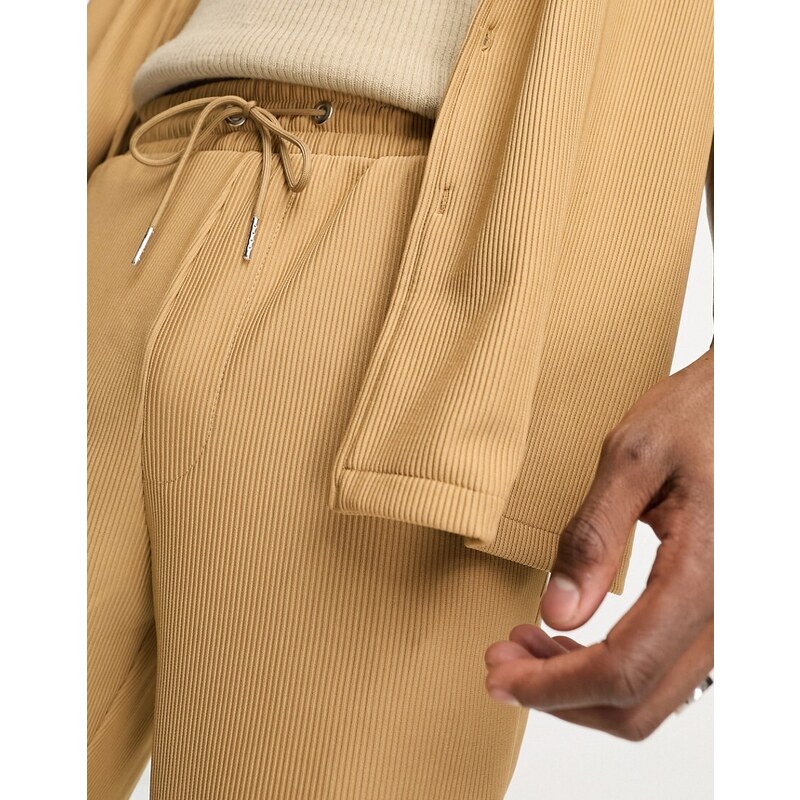 Sixth June - Pantaloni plissé marroni-Brown