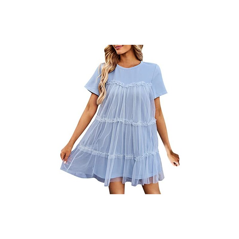 Tyooteirw Abiti da donna Elegante Midi Abito da sera Estate Casual