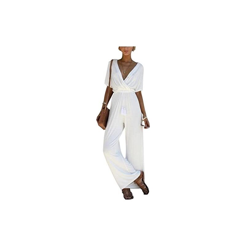 MJGkhiy Tuta Elegante Donna Cerimonia Estiva Curvy Completi Tuta Donna