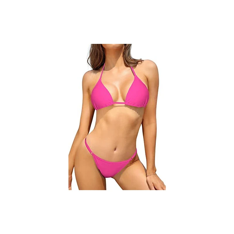 SHEKINI Costumi da bagno da donna Due Pezzi Twist Front Vita