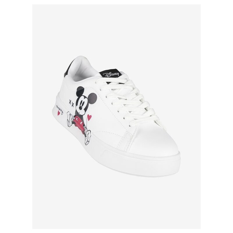 Disney Topolino Sneakers Donna Con Platform Basse Bianco Taglia 40