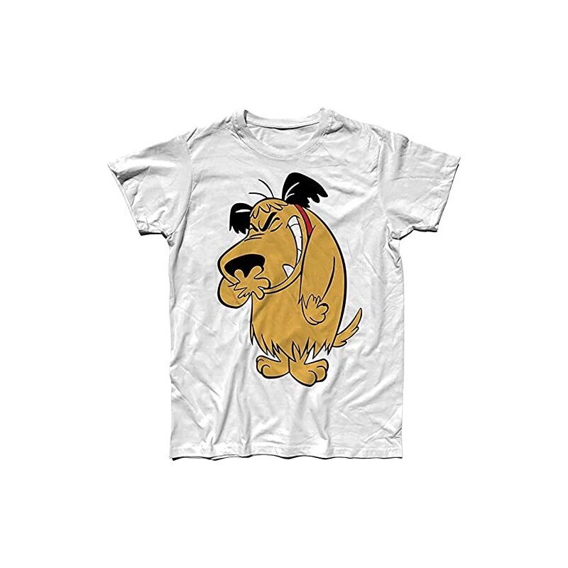 T-Shirt für Herren Muttley 1 And Dick Dastardly – Races Shirt – Linie Classic – 100 % Baumwolle 185 g/m² – Linie Classic – 100 % Baumwolle 185 g/ m², blau, Small