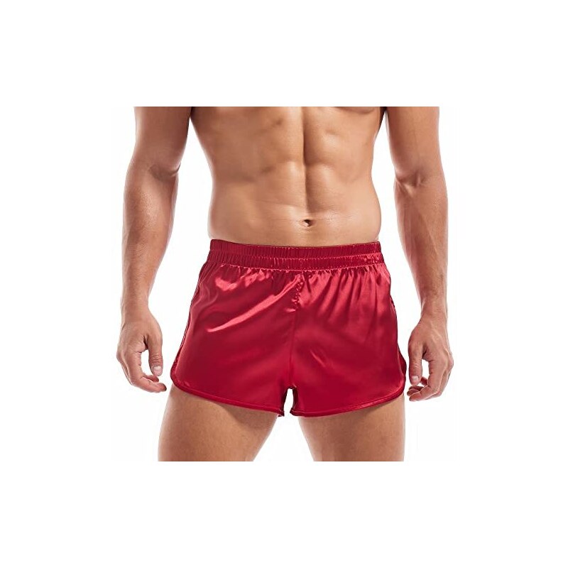 Boxer Uomo In Raso: Set Da 3, Vita Elastica, Chiusura Con Bottoni. Biancheria Intima Morbida E Leggera Per Ogni Occasione