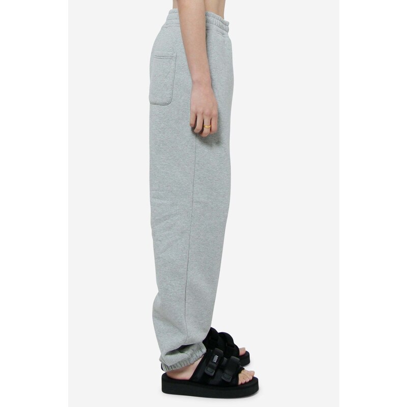 Stussy Pantalone STOCK LOGO in cotone grigio