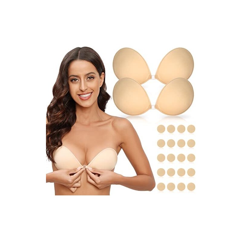 Reggiseno adesivo push up senza spalline