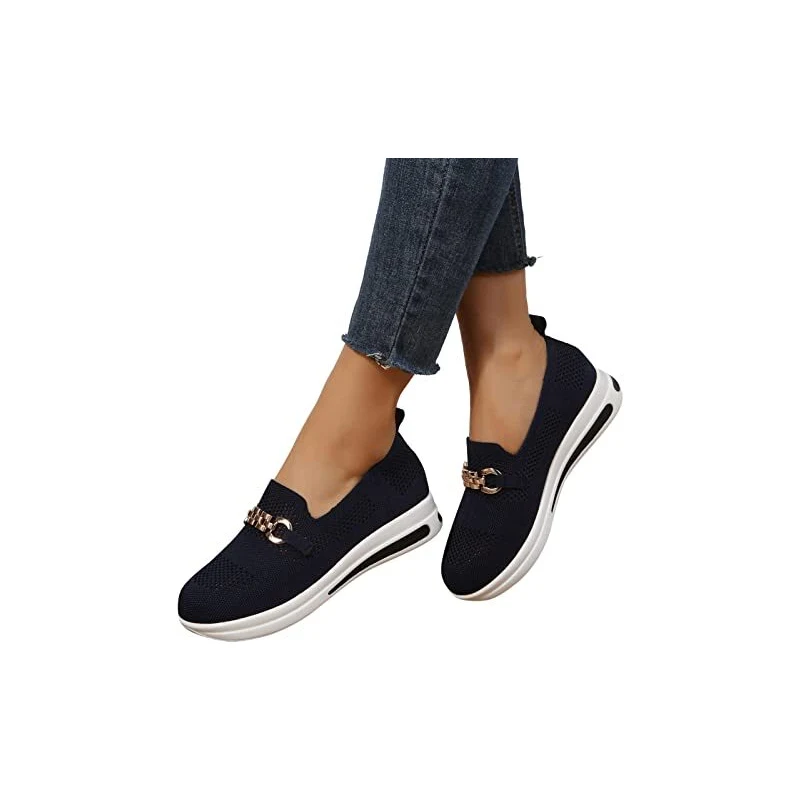 Corlidea Scarpe da passeggio da uoo, slip on sneaker, oda autunno e inverno, scarpe casual