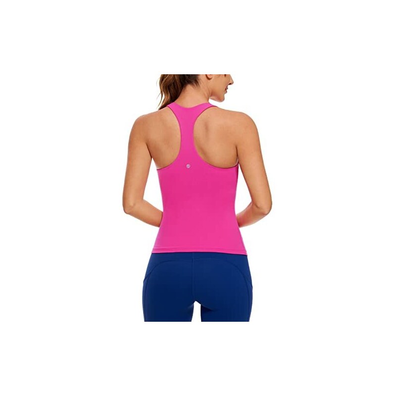 Canottiera Da Allenamento CRZ YOGA Butterluxe - Scollo Americano, Reggiseno Integrato, Per Donna - Foto 2