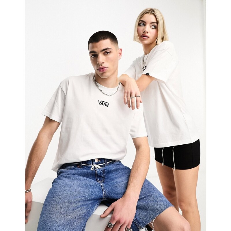 Vans - Center Drop - T-shirt unisex bianca-Bianco