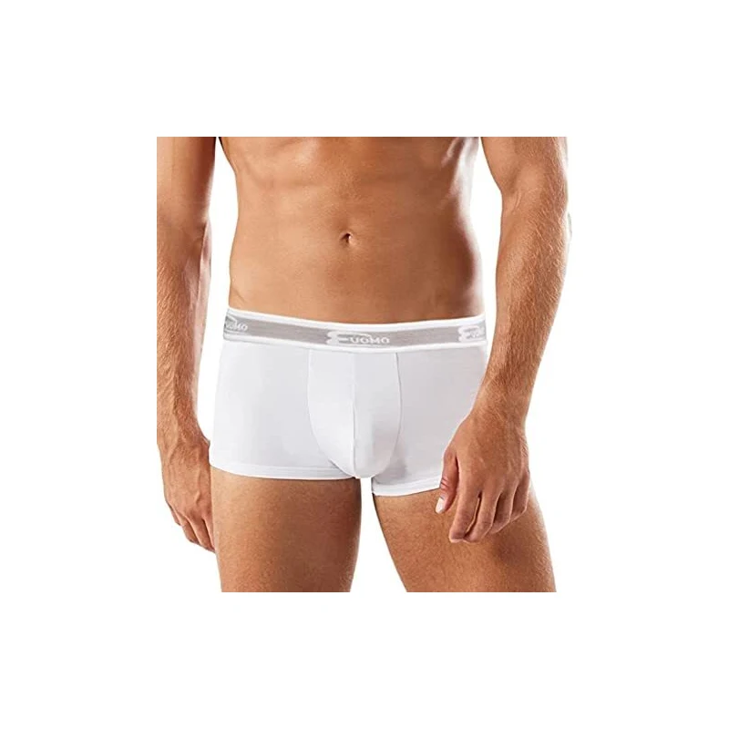 LEGEA, 6 Paia di Slip Uomo in Cotone Elasticizzato con Elastico Esterno. Modello 1 - Taglia 3-S