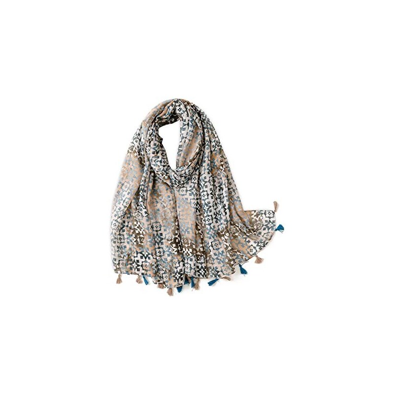 Colombo Sciarpa in cotone donna a fiori: in offerta a 9.99€ su