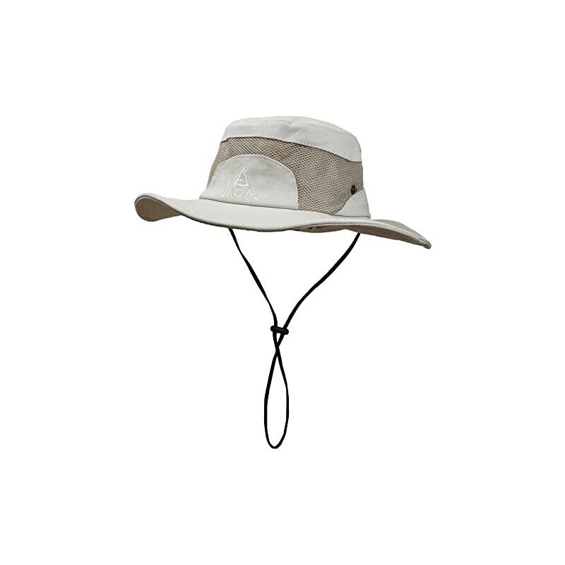 JAOAJ Cappelli da Pescatore Uomo Estivo-Cappello da Protezione Solare Sole  per Uomo Anti UV Tesa Larga Bucket Hat- Cappello Safari in Rete Pieghevole  Traspirante Mesh Giardinaggio Cappelli 