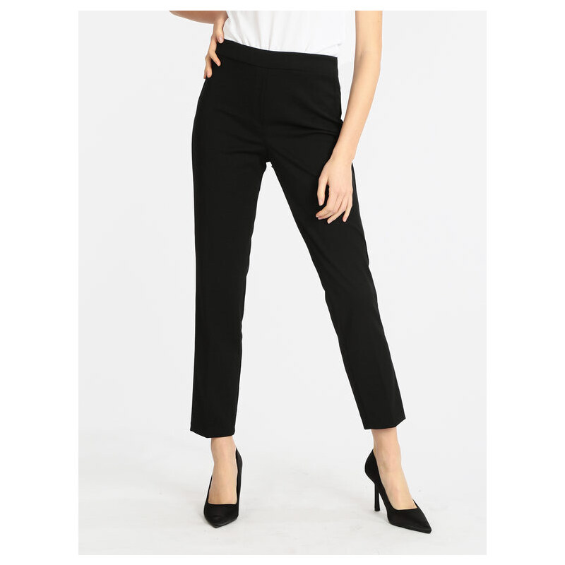 Solada Pantaloni Classici Donna Elasticizzati Casual Nero Taglia Xxl