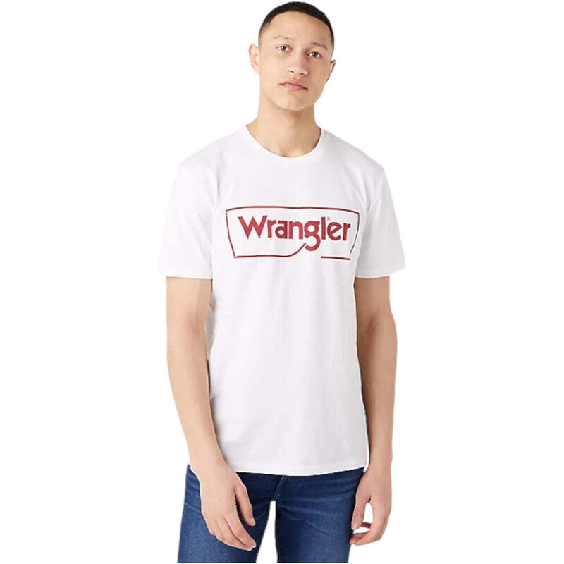 Wrangler t-shirt bianca W70JD3989
