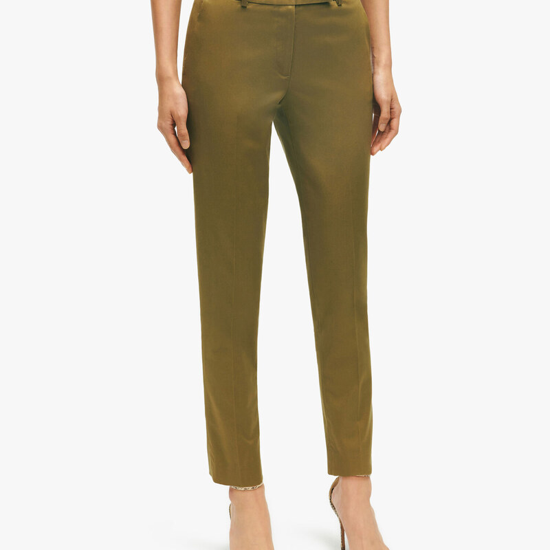 Brooks Brothers Pantalone Advantage Chino in cotone stretch - female Pantaloni casual Verde 10