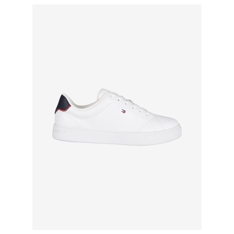 Tommy Hilfiger Essential Court Sneakers In Pelle Donna Basse Bianco Taglia 38