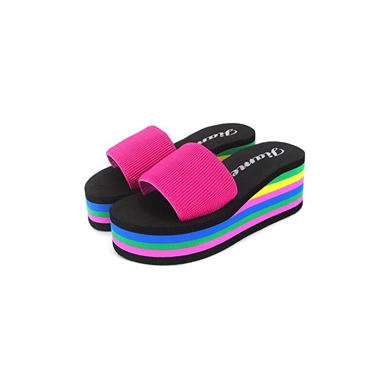 Volatile Sandali Infradito Con Zeppa Frappachino Donna – Argento, Suola EVA Ultra Comfort