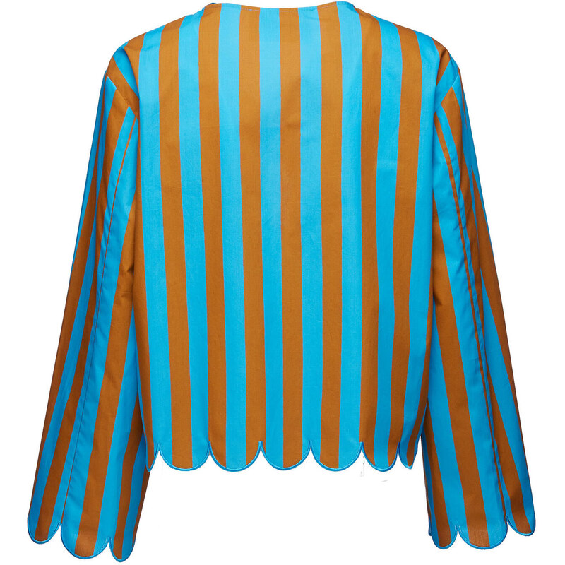 La DoubleJ Shirts & Tops gend - Double Dutch Jacket Embroidered Riviera Turchese L 100% Cotton