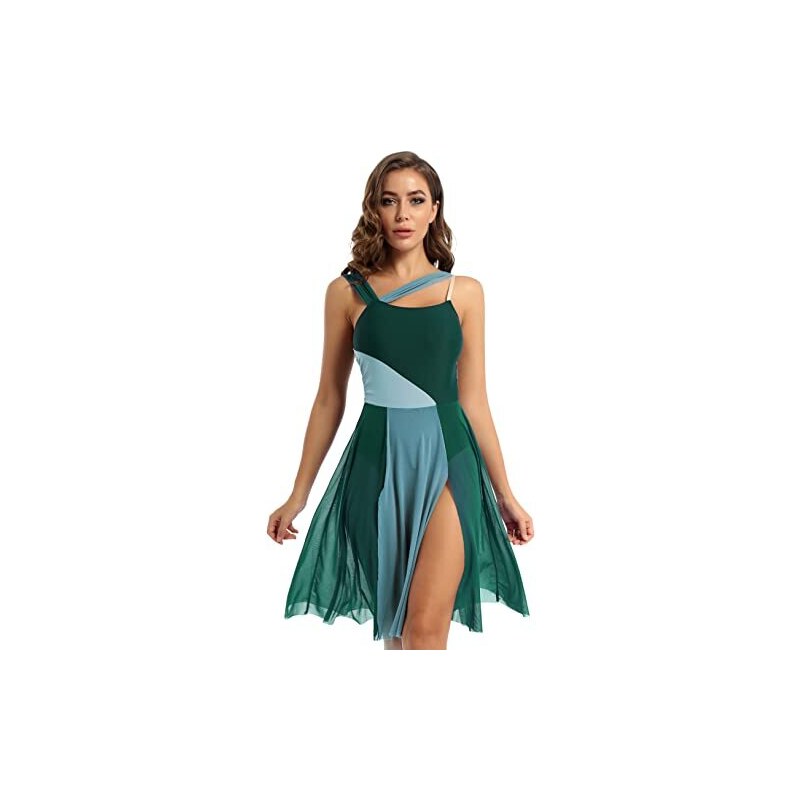 Vestito Da Danza Con Strass - Body Donna Per Pattinaggio, Balletto E Modern Jazz - Foto 2