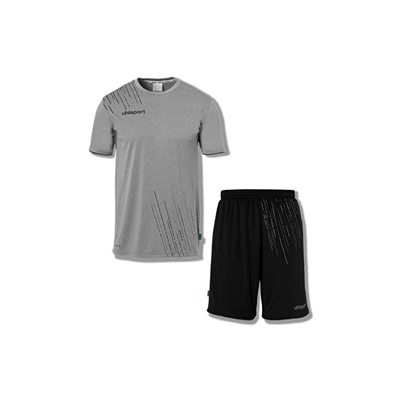 uhlsport Score 26 Football Calcio Trikot-Set Camicia Funzionale Maglia t-Shirt - Set di Magliette da Calcio - Set Completo con Maglietta e Pantaloncini Sportivi - Uomo Bambini e Ragazzi