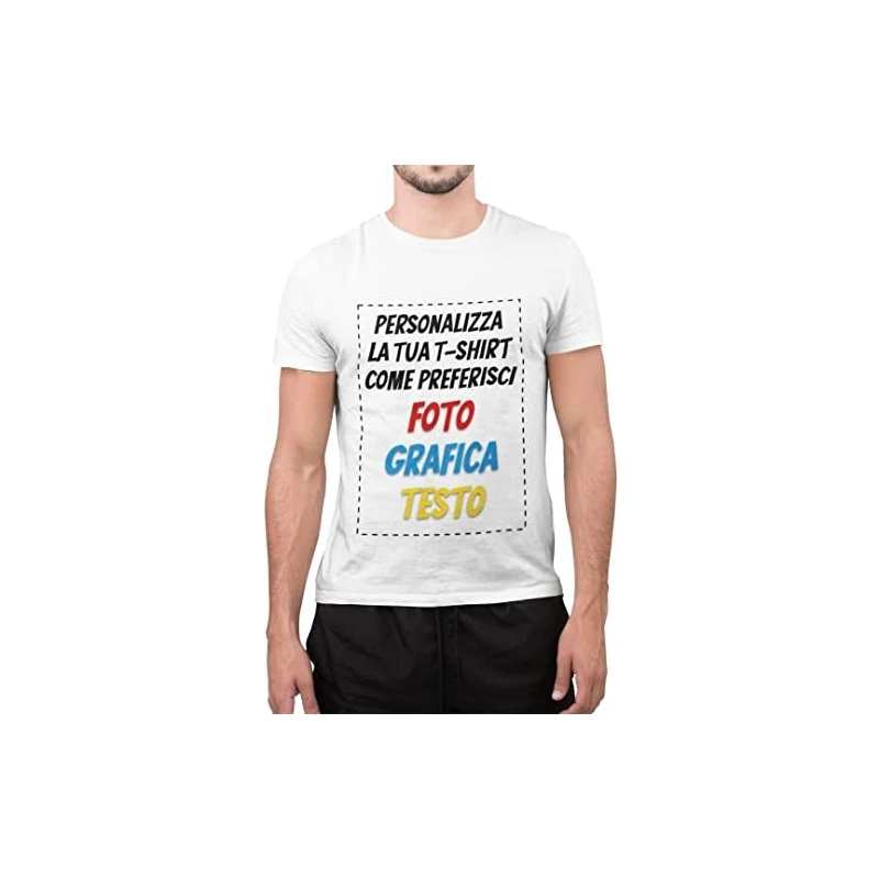 CHEMAGLIETTE! Maglietta Divertente Uomo Con Stampa Ironica "Vecchia Foto" – T-Shirt In 100% Cotone, Regalo Originale E Simpatico