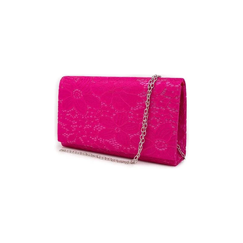 Pochette Elegante Scamosciata Donna Emila - Borsa Clutch Per Cerimonia E Sera