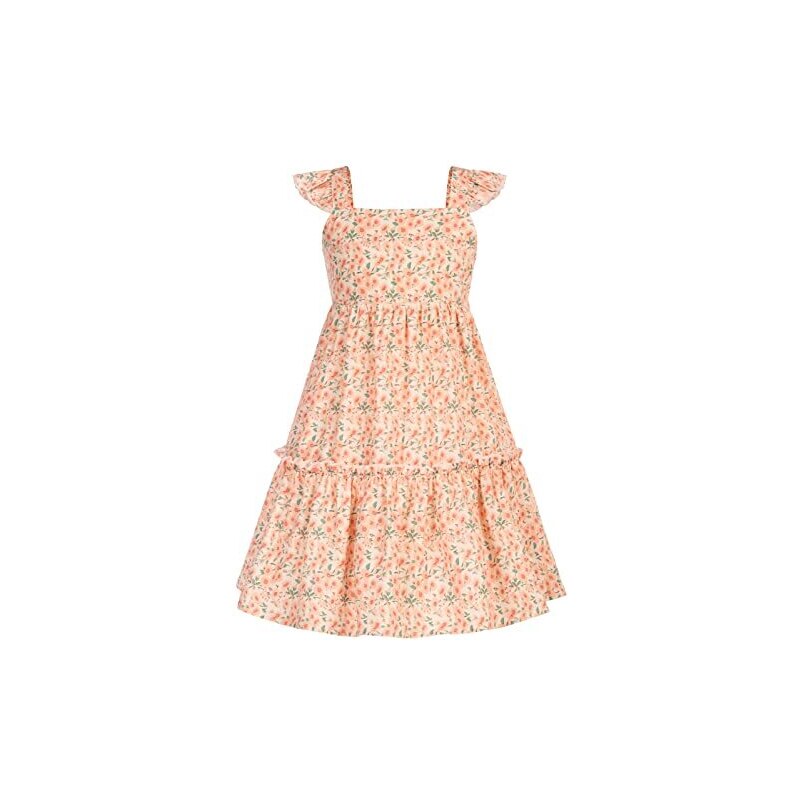 GRACE KARIN Vestito da bambina con paillettes per feste, 6-12 anni, abito da principessa per matrimonio, compleanno, elegante lungo Natale, Colore: rosa., 6 anni