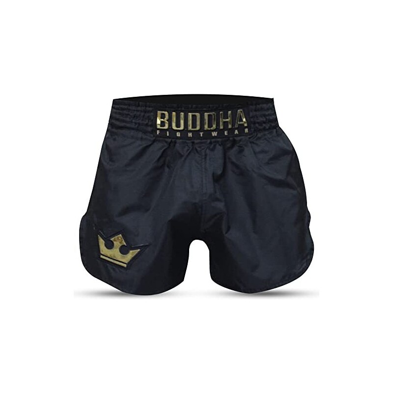 BUDDHA FIGHT WEAR - Traditionele Muay Thai Old School short - Nylon